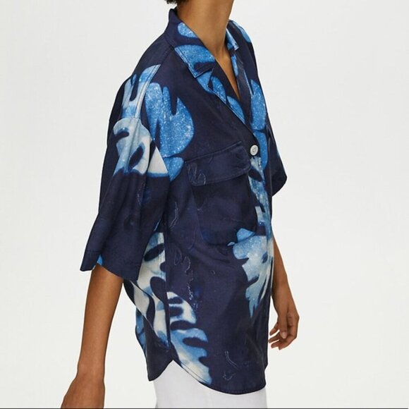 Aritzia The Group Babaton | Calipso Tropical Print Top - Picture 4 of 14